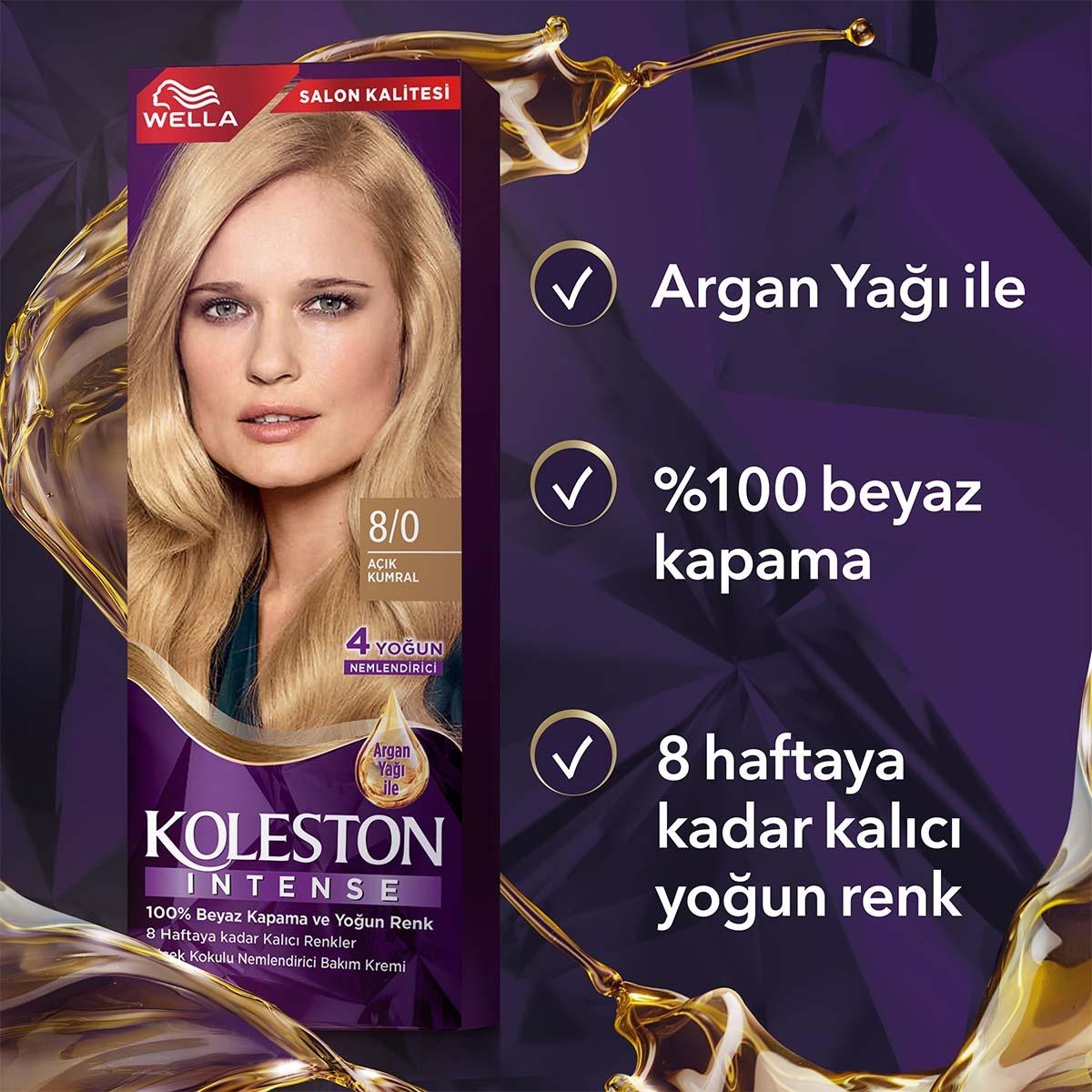 Wella Koleston Intense Hair Color - Light Brown 8/0 for Women & Teens