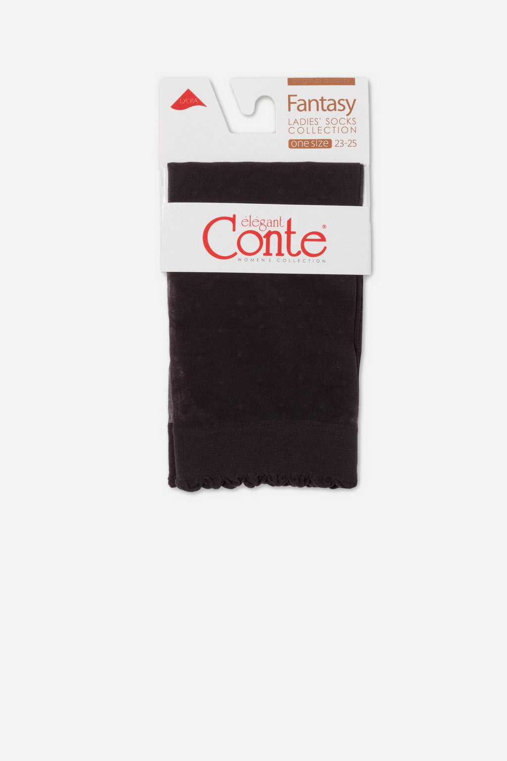 TheRanok.com Socks Conte Fantasy - Polka Dot With a Cuff — back view