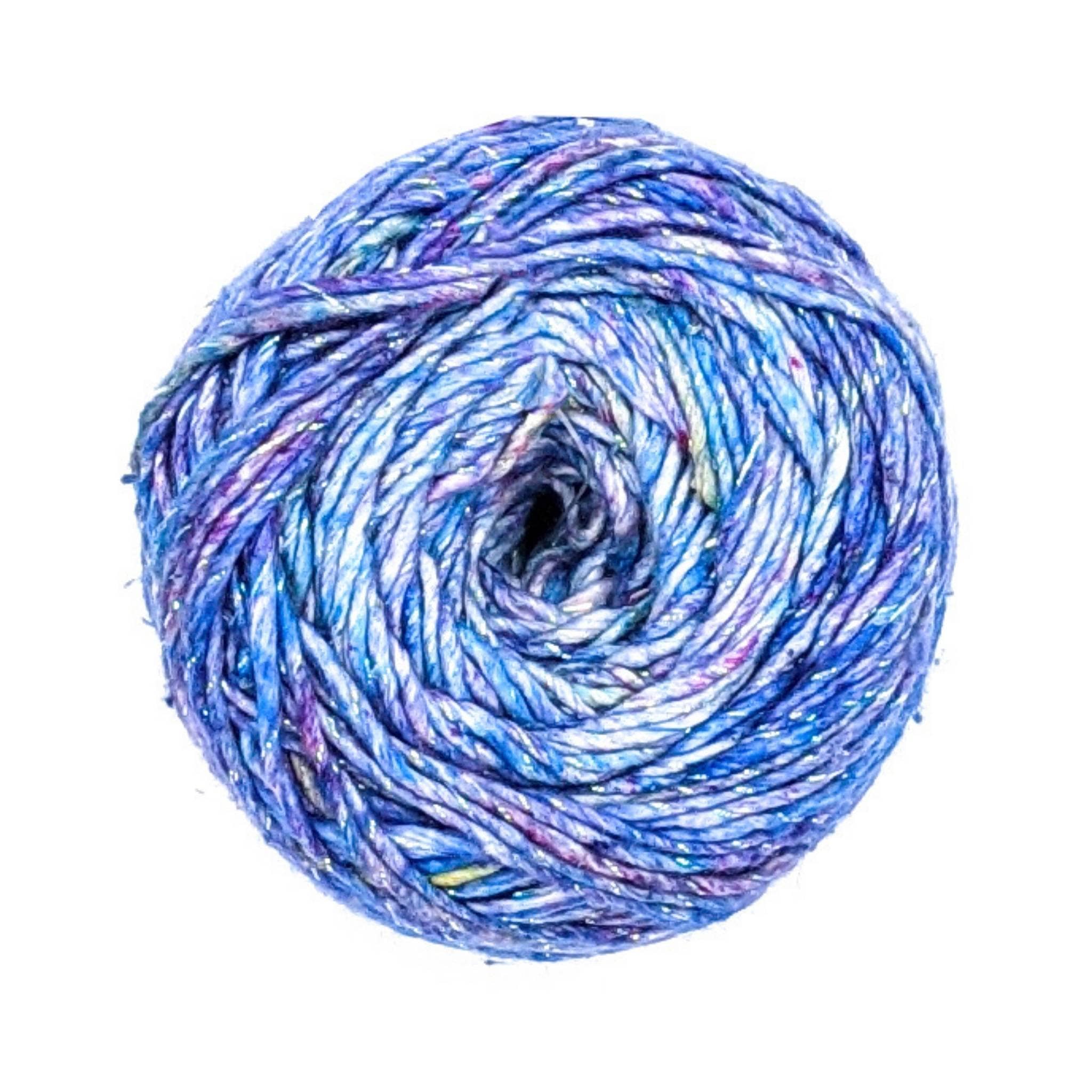 Darn Good Yarn Darn Good Yarn Upcycled Denim Bag Crochet Kit — Darn Good Yarn branding close-up