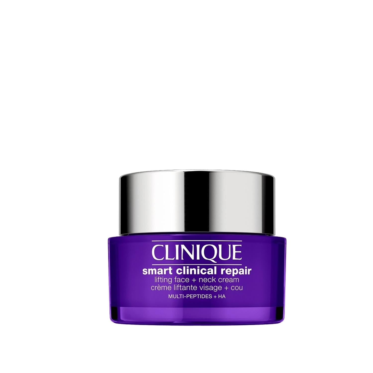Clinique Smart Clinical Repair Face and Neck Moisturizing Cream - Anti-Aging Hydrating Cream for Dry Skin, 1.69 fl oz