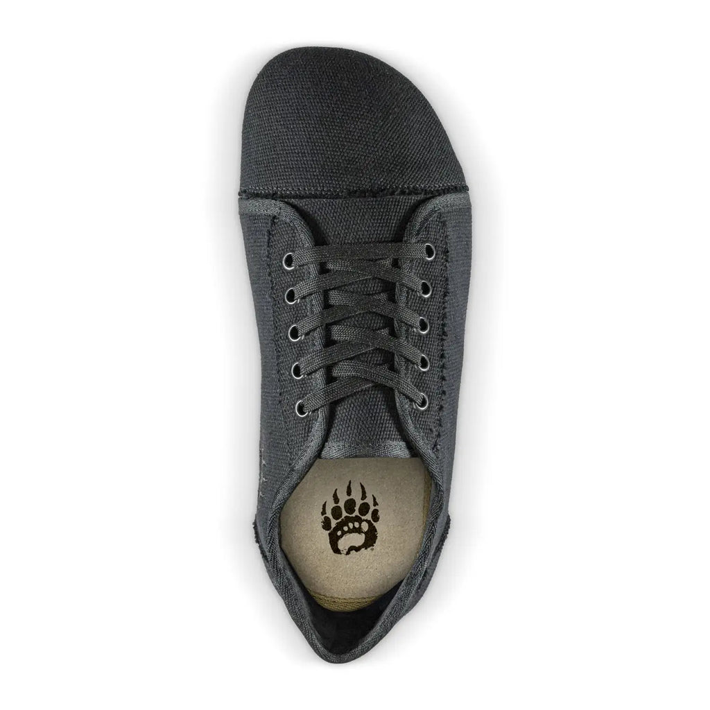 Bearfoot Ursus CLTG1 - Black — wide toe box top-down view