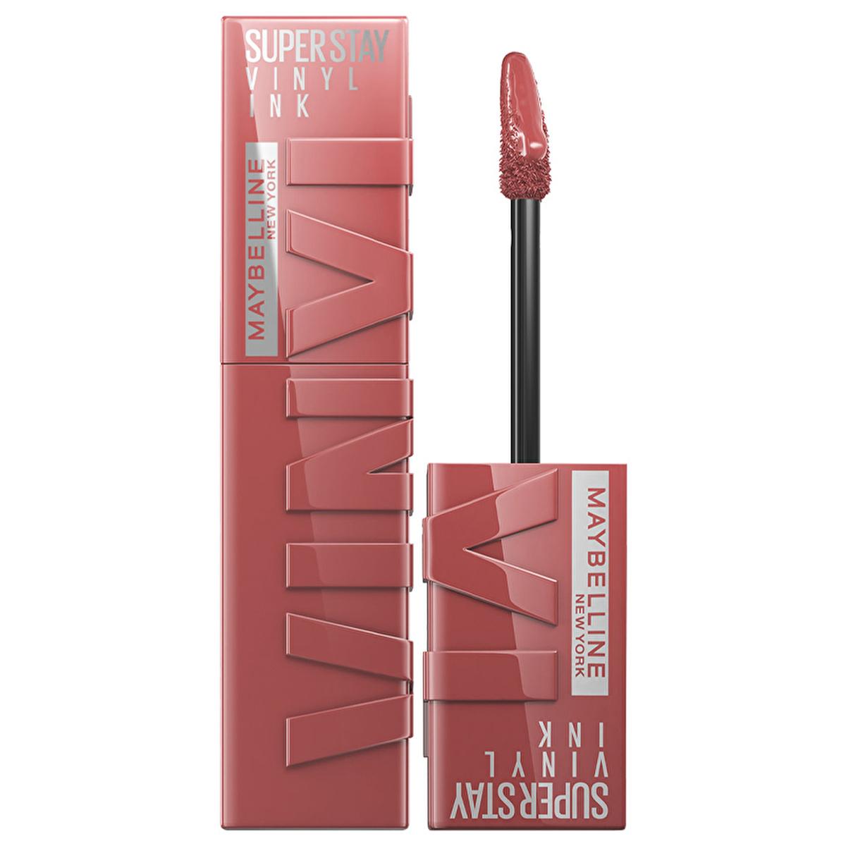 Maybelline New York Super Stay Vinyl Ink Liquid Lipstick - Long-Lasting Cheeky Shade Lip Color