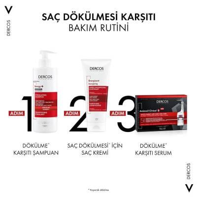 Vichy Dercos Energising Anti-Hair Loss Shampoo 400ml - Energizing Formula, Dermatologically Tested