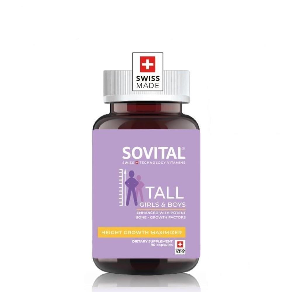 Sovital Tall Girls & Boys - Growth Support Supplement | 90 Capsules