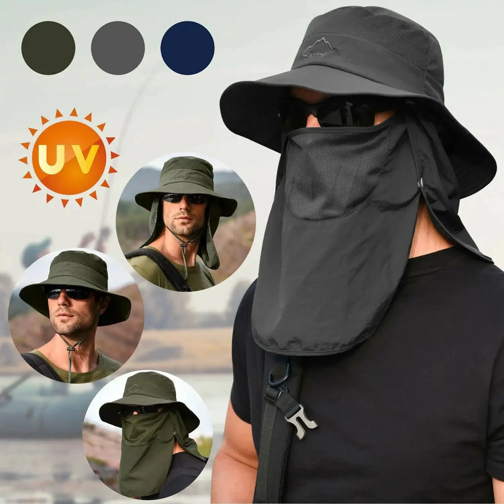 UV Defense Wide Brim Hat for Outdoor Adventures