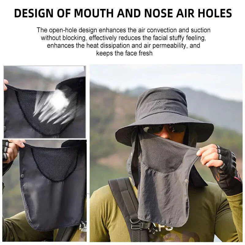 UV Defense Wide Brim Hat for Outdoor Adventures