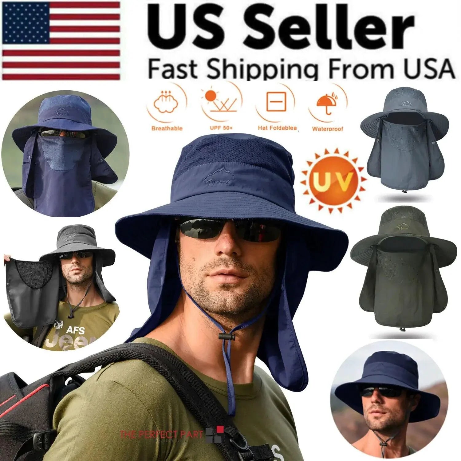 UV Defense Wide Brim Hat for Outdoor Adventures