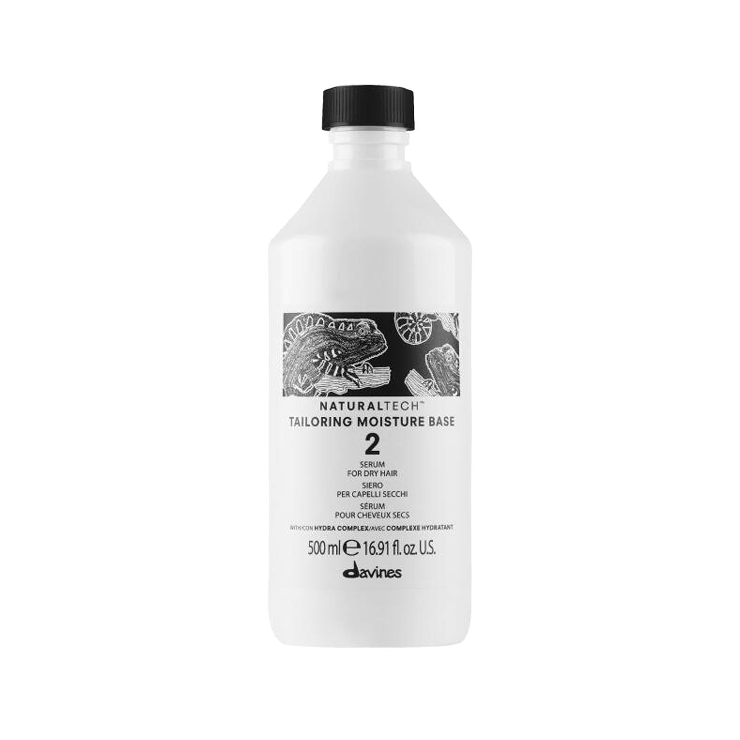 Davines NaturalTech Tailoring Base 2 Moisture 500ml - Natural Hair Moisturizer for Dry & Damaged Hair