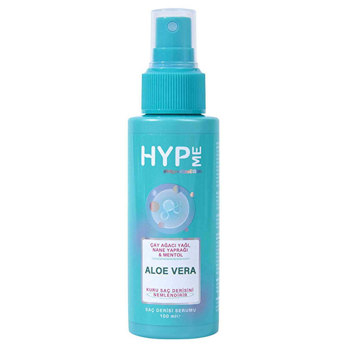 Hyp Me Aloe Vera & Tea Tree Oil Scalp Serum: Soothe Itchy Dry Scalp, Moisturize for Healthy Hair Growth | Natural Hair Care Treatment