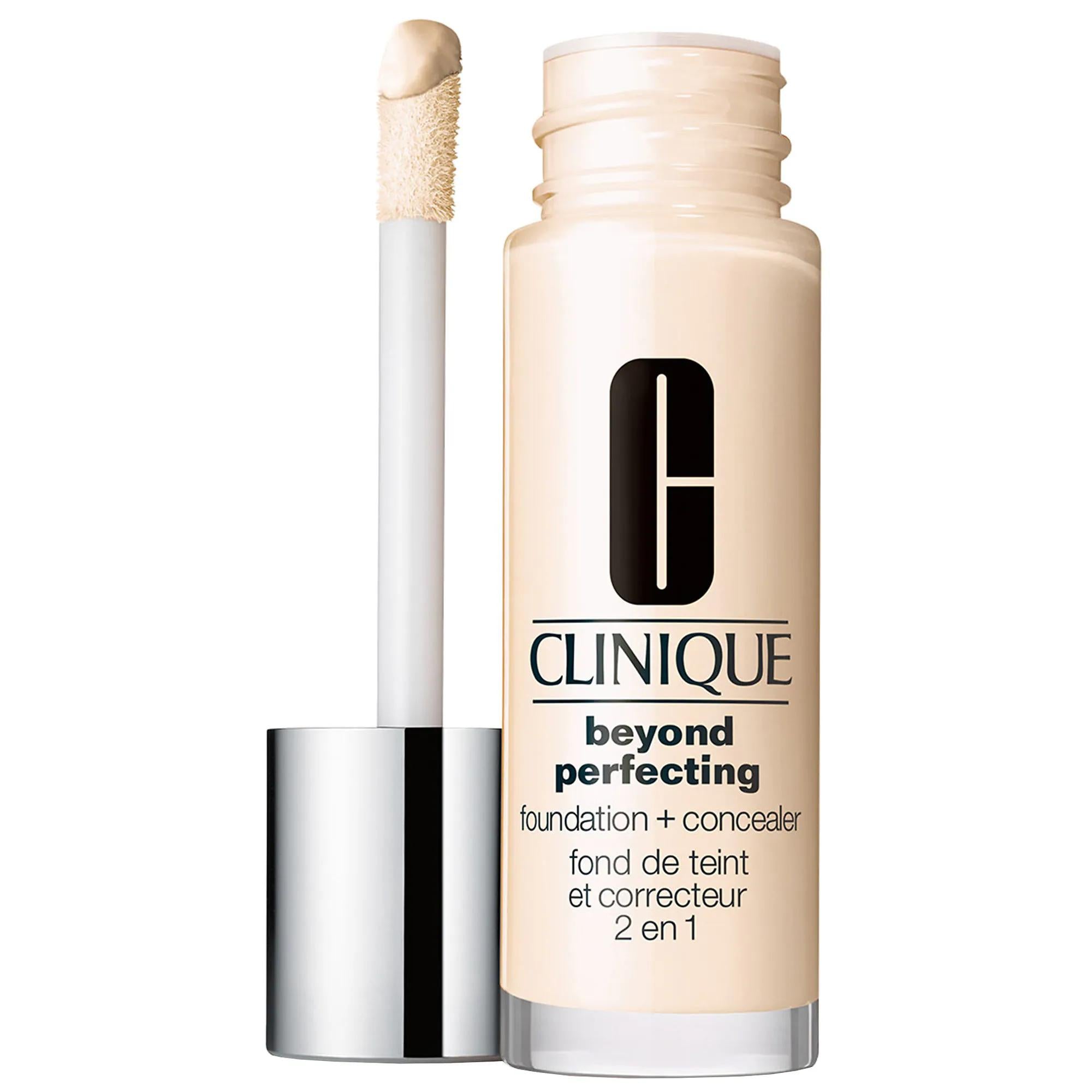 Clinique Beyond Perfecting Foundation + Concealer - Full Coverage, Oil-Free, 24-Hour Wear Makeup for All Skin Types