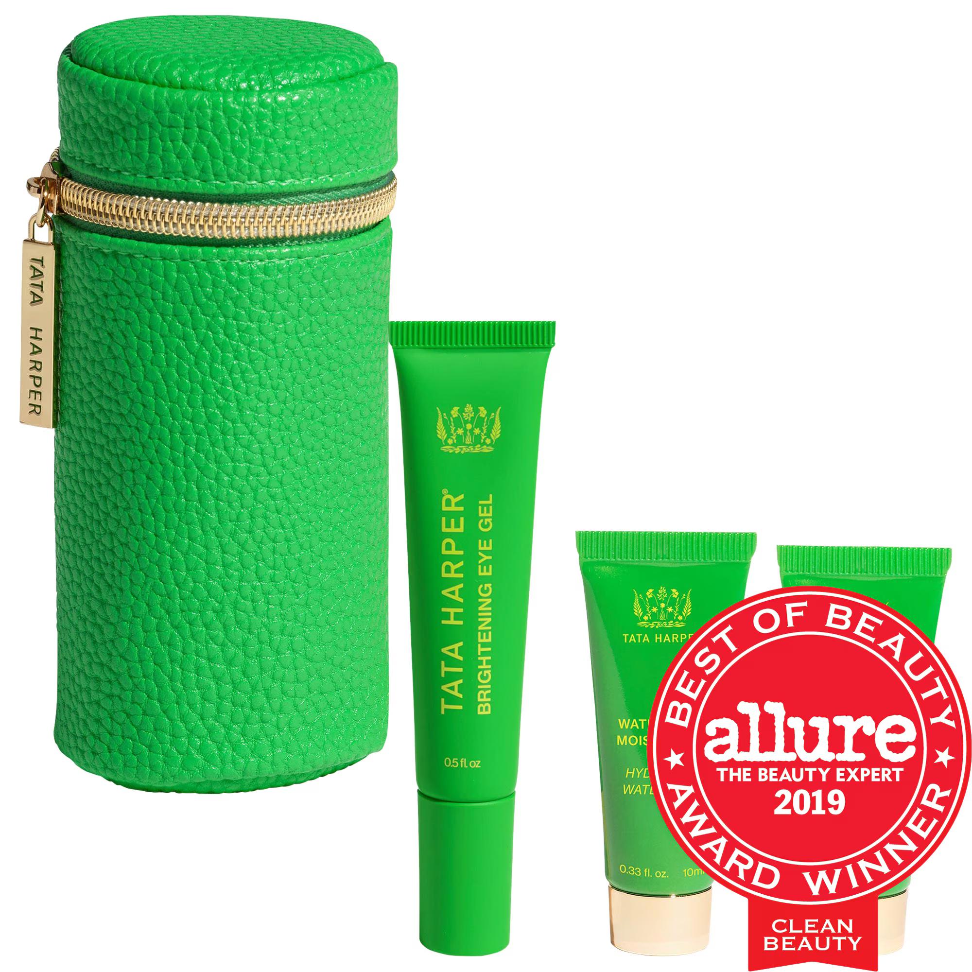 Brightening Eye Gel for Dark Circles: Vitamin C, Caffeine & Avocado - Vegan, Cruelty-Free, Depuffing Eye Treatment