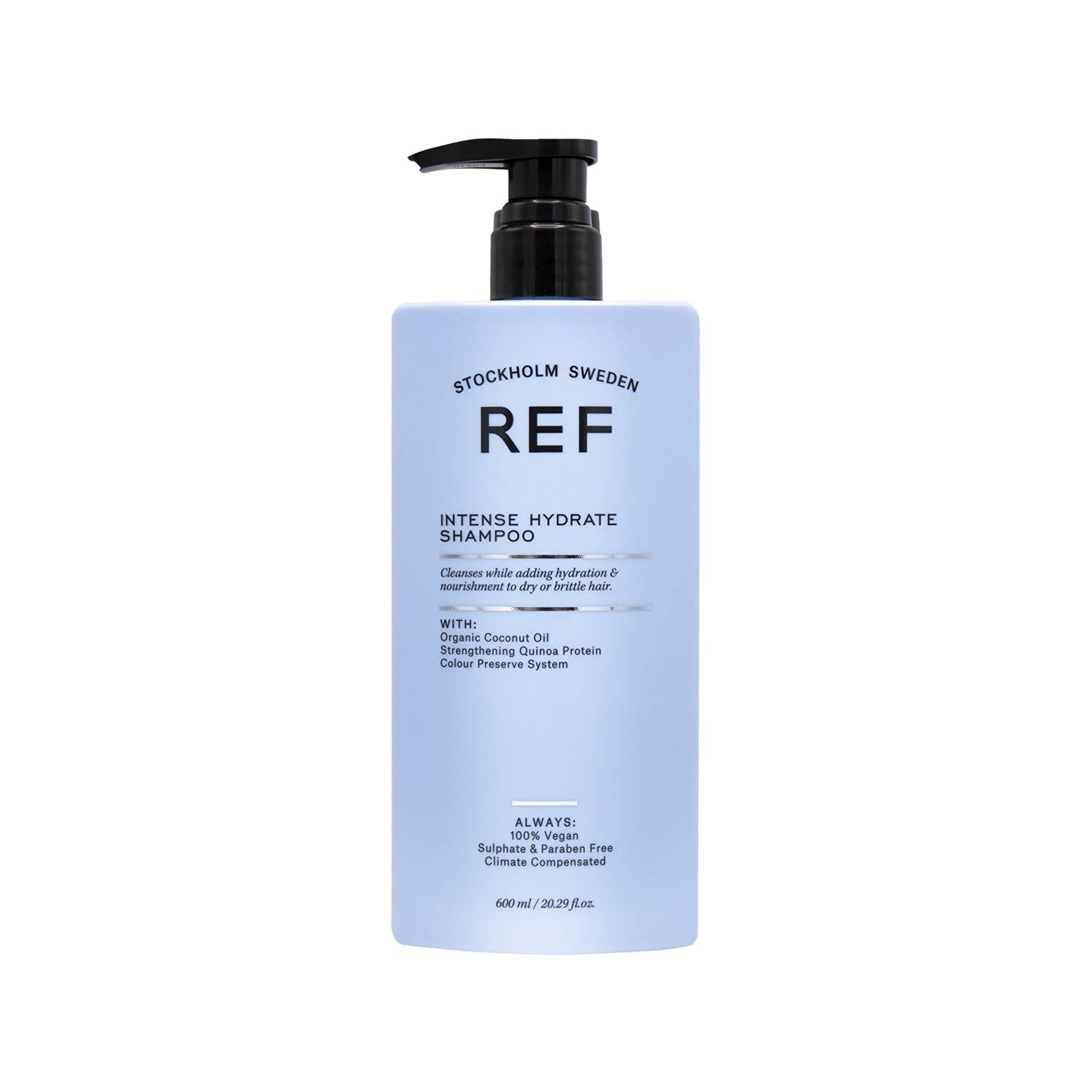 REF Intense Hydrate Moisturizing Shampoo - 600ml Hydrating Hair Care for Dry or Damaged Hair