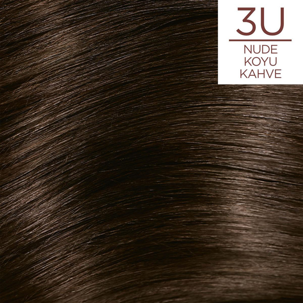 L'Oreal Paris Excellence Nude Dark Brown Hair Dye: Ammonia-Free Gray Coverage for All Skin Tones - Achieve Natural, Radiant Color at Home