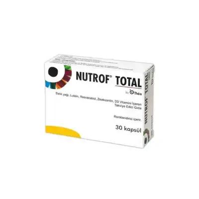 Nutrof Total Dietary Supplement for Eye Health & Antioxidant Support - 30 Capsules