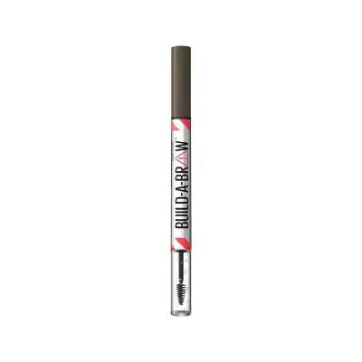 Maybelline 2-in-1 Black Brown Eyebrow Pen & Setting Gel: Define, Shape & Hold All Day. Long-Lasting Brow Definer & Shaper