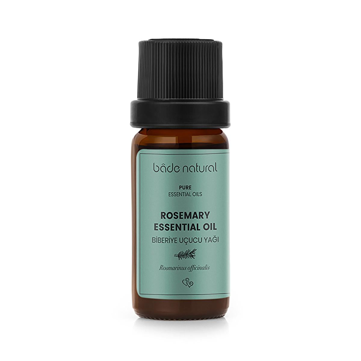 Bade Natural Rosemary Essential Oil: 100% Pure for Acne Treatment, Pore Tightening & Dandruff Control - Rosmarinus Officinalis Leaf Oil