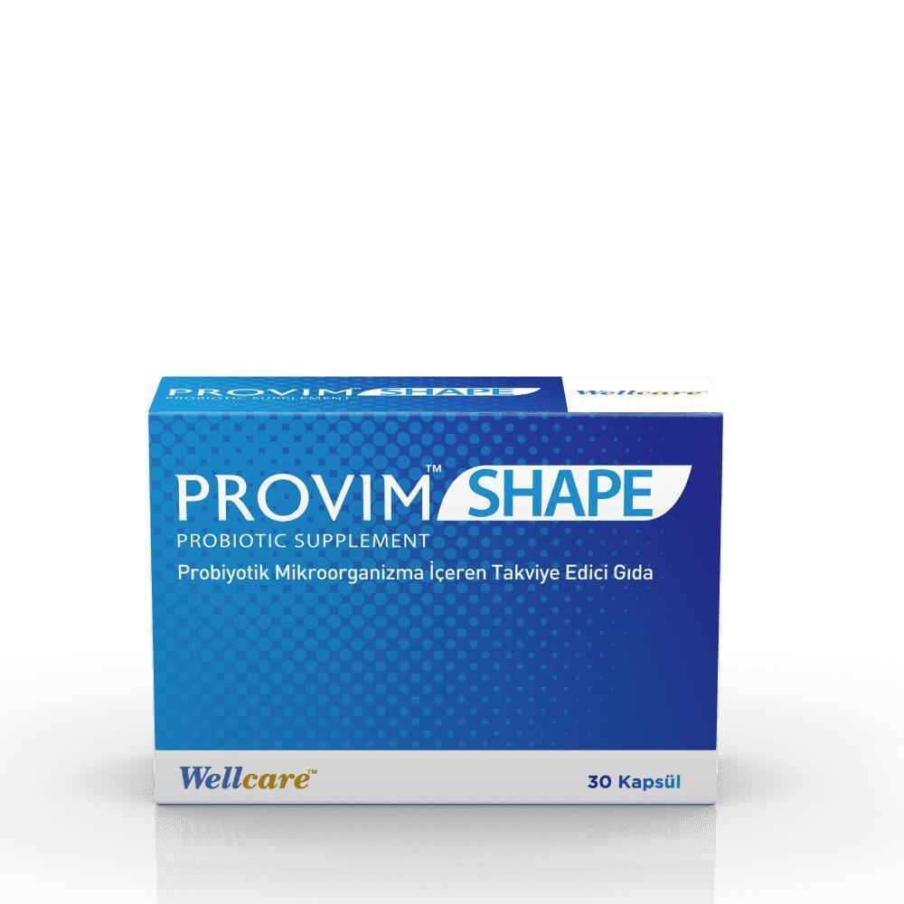 Provim Shape: 10 Billion CFU Probiotic Supplement for Digestive & Immune Support with Bifidobacterium animalis Lactis B420ª - 30 Capsules