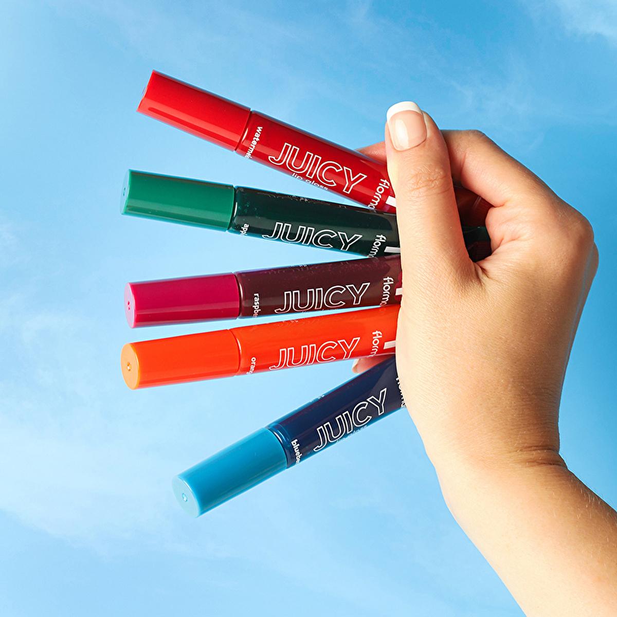 Flormar Juicy Lip Gloss - Moisturizing, Natural Color, Fruit Flavored - Lip Care for Dry Lips
