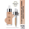 Loreal Paris True Match Nude Foundation Serum - Hyaluronic Acid, Non-Comedogenic, Light to Medium Coverage for Sensitive Skin