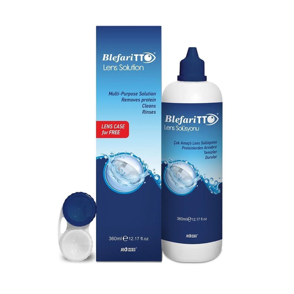 BlefariTTO Contact Lens Solution 360 ml - Multi-Purpose Lens Care for Hygiene and Comfort