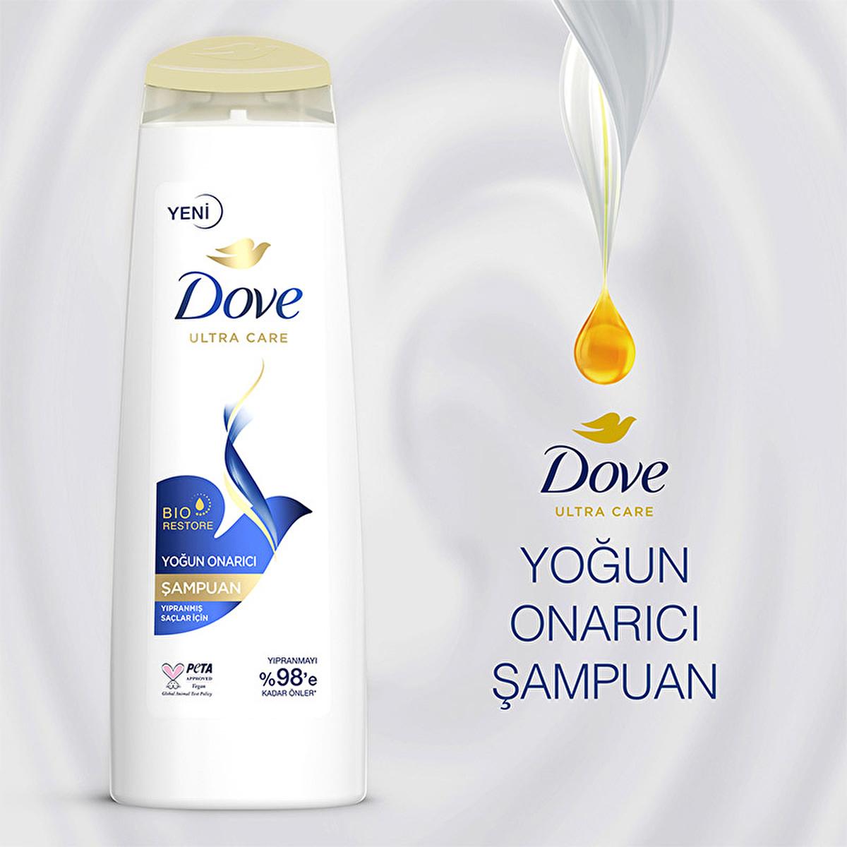 Dove Intensive Repair Shampoo for Damaged Hair - Nourishing, Vegan, PETA-Approved - 13.53 fl oz