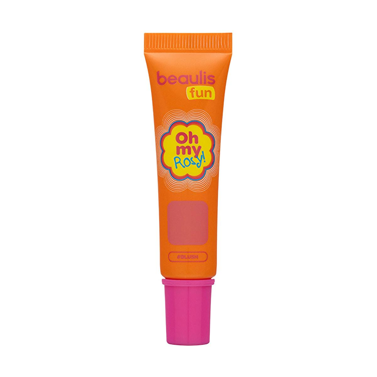 Beaulis Fun Oh My Rosy Creamy Blush - Vibrant Color, Easy Application, Portable Design