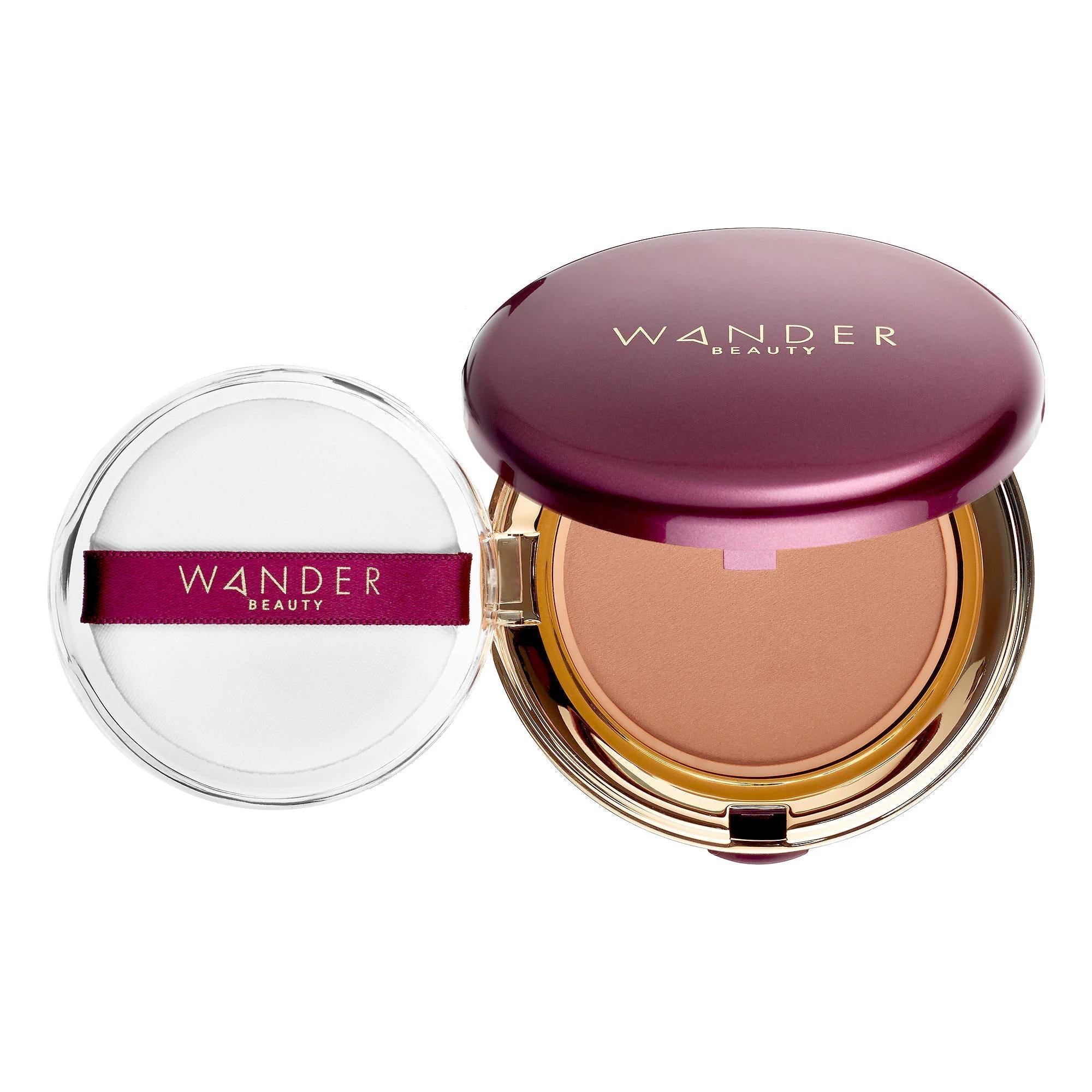 Wander Beauty Wanderlust Powder Foundation - Matte Finish, Hydrating, Cruelty-Free Makeup for All Skin Types