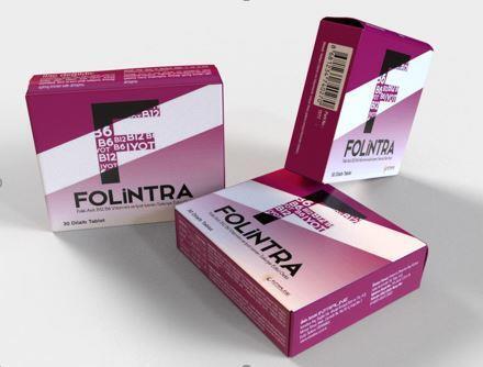 Folintra Folic Acid Supplement: 30 Tablets for Healthy Pregnancy & Homocysteine Levels