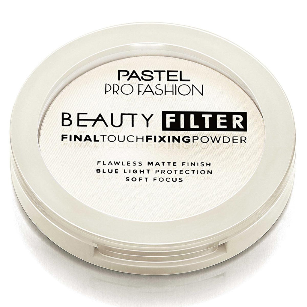 Pastel Profashion Fixing Powder 00 - Shine Control, Long Lasting Makeup, Blue Light Protection, Radiant Skin, Soft Focus Finish