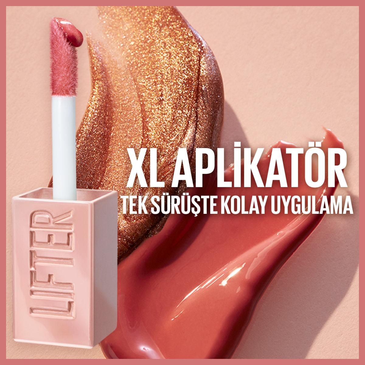 Maybelline New York Lifter Gloss - Moisturizing Lip Gloss with Hyaluronic Acid & Lifting Effect