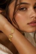 Clover Cleef Bracelet Jewelry Inspired 18k Gold Plated Adjustable Bracelet