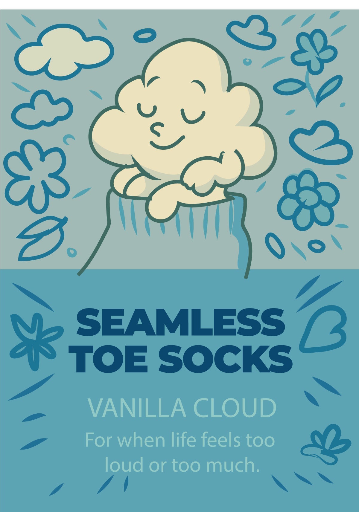 ParkerandTalia SmoothToe™ Ankle Single Pair/ Build your own Bundle — sensory-friendly socks — size reference