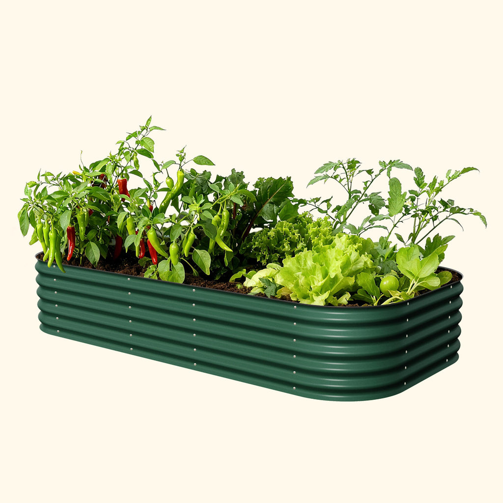 17" Tall 10 In 1 Jumbo Modular Metal Raised Garden Bed Kit – Vego Garden, view 4