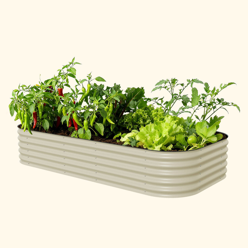17" Tall 10 In 1 Jumbo Modular Metal Raised Garden Bed Kit – Vego Garden, view 3