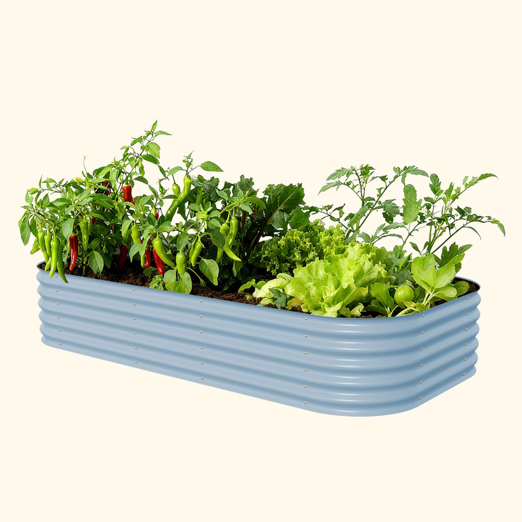 17" Tall 10 In 1 Jumbo Modular Metal Raised Garden Bed Kit – Vego Garden, view 6