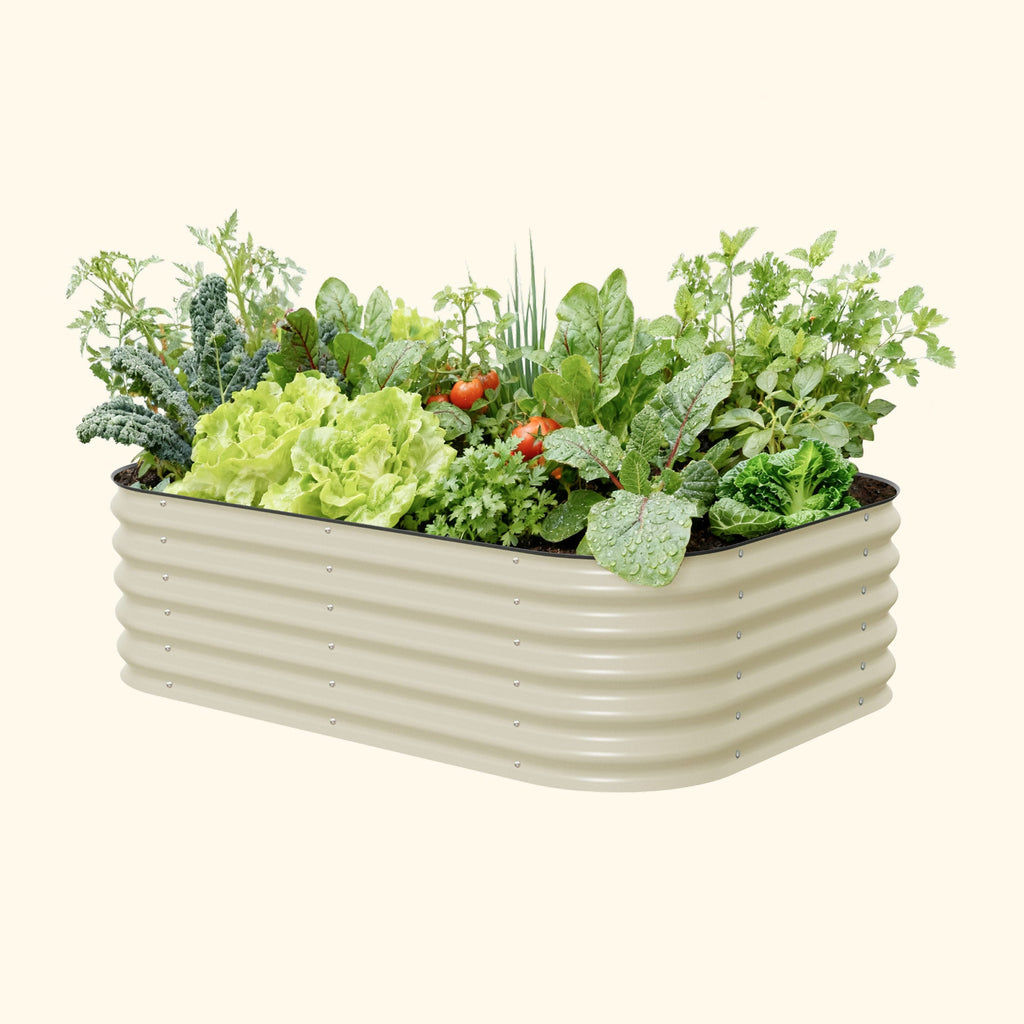 17" Tall 6 In 1 Medium Modular Metal Raised Garden Bed Kit – Vego Garden, view 3