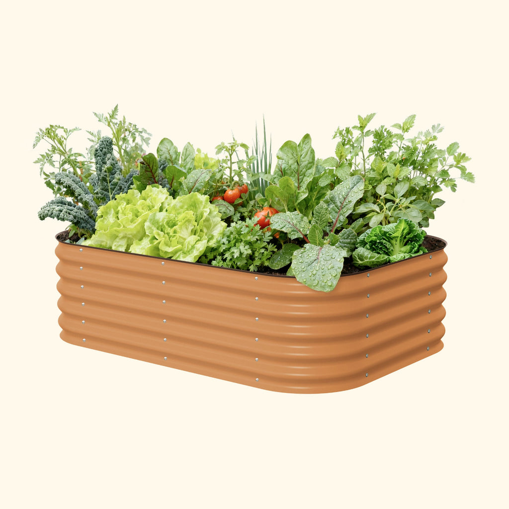 17" Tall 6 In 1 Medium Modular Metal Raised Garden Bed Kit – Vego Garden, view 5