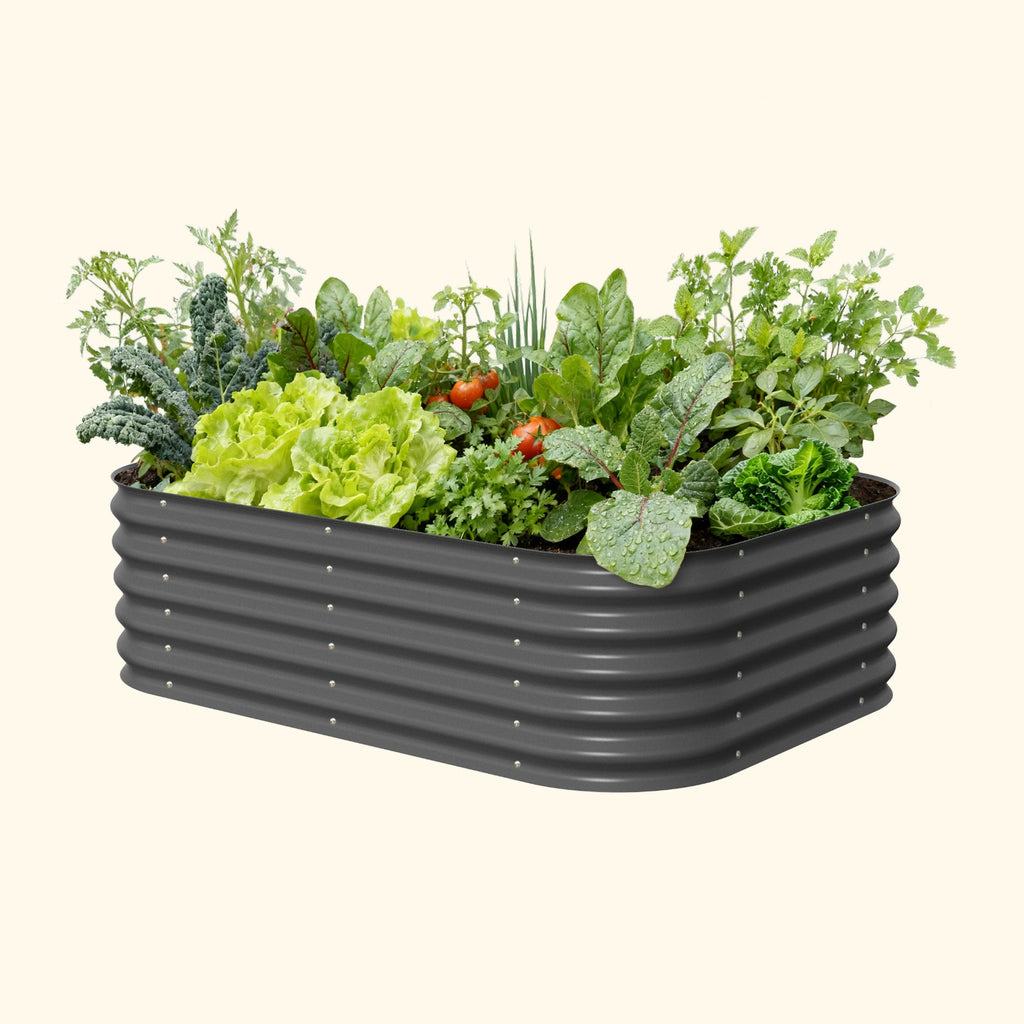 17" Tall 6 In 1 Medium Modular Metal Raised Garden Bed Kit – Vego Garden, view 2