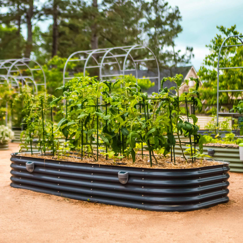 17" Tall 10 In 1 Jumbo Modular Metal Raised Garden Bed Kit – Vego Garden, view 17