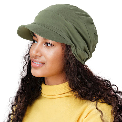 Versatile Hijab, Bottom Hat with Brim (MH108)