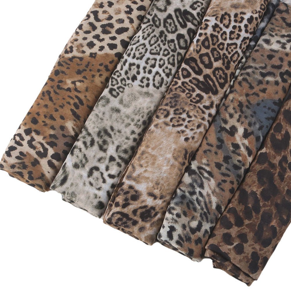 Mariam's Collection Versatile Leopard Print Fashionable Hijab (MH164) — detail shot 9