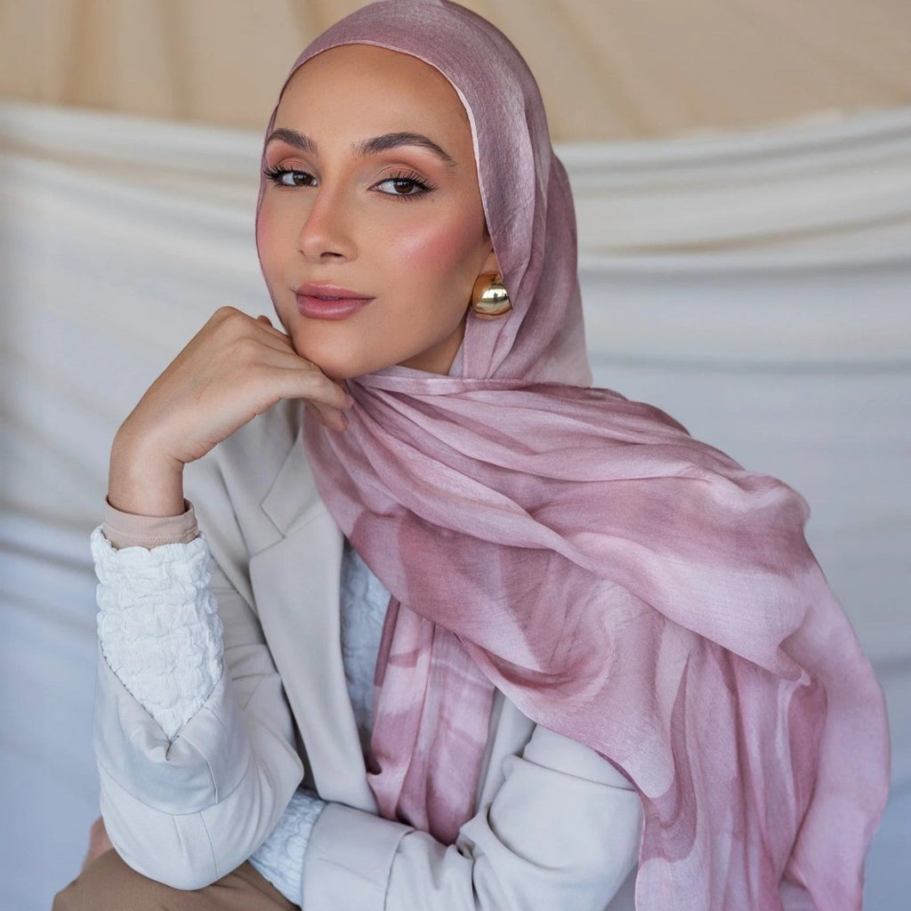 Mariam's Collection Versatile Watercolor Painted Hijab Collection (MH175) — main product shot