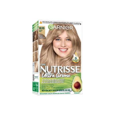 Garnier Nutrisse Ultra Creme 8.13 KŸllŸ Sarõ Sa� Boyasõ - Nourishing Vegan Hair Dye for All Hair Types