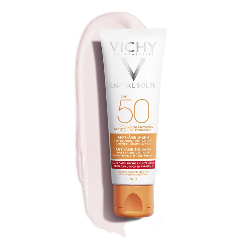Vichy Capital Soleil SPF 50+ High Protected Anti -Aging Facial Sun Cream