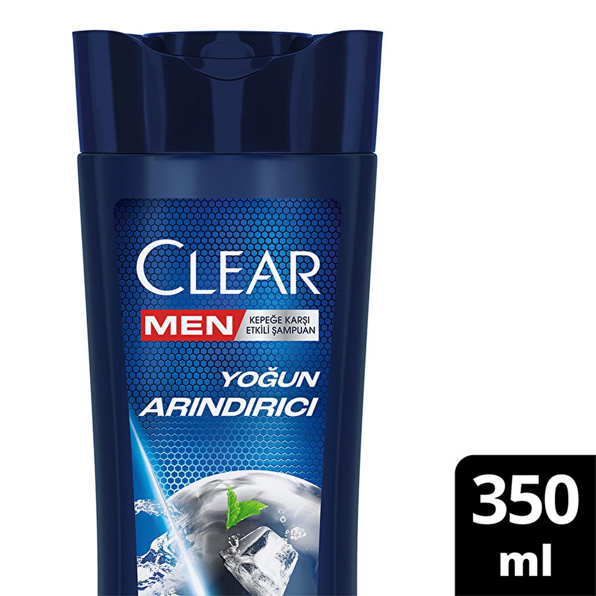 Clear Men Charcoal Dandruff Shampoo - Deep Cleansing Formula for Men | 350 ml