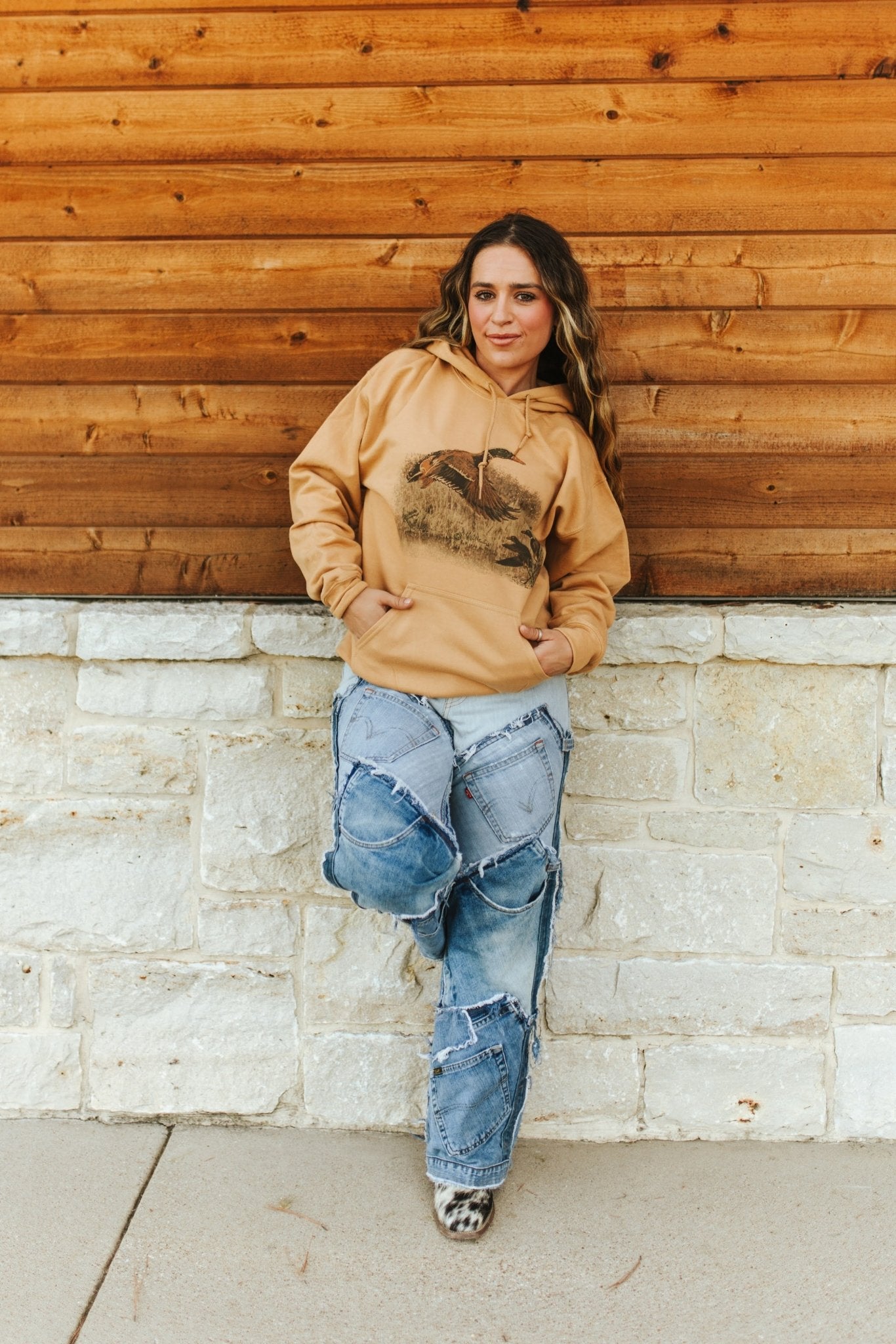 Wild Junkie Vintage Duck Graphic Hoodie — main product shot