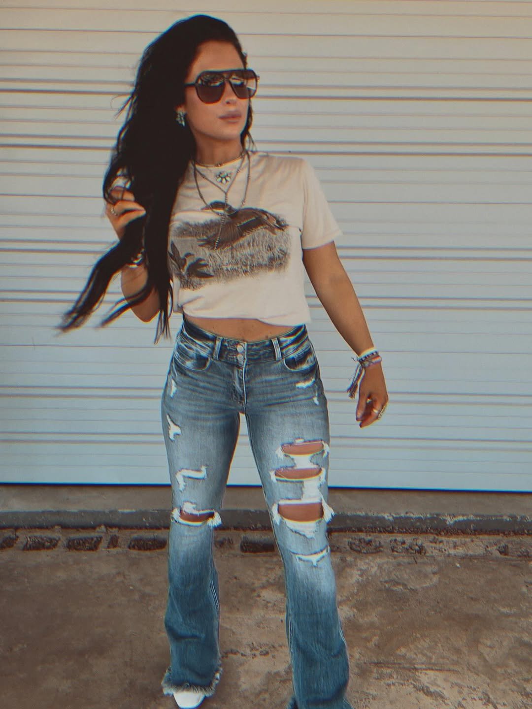 Wild Junkie Vintage Duck Graphic Tee — main product shot