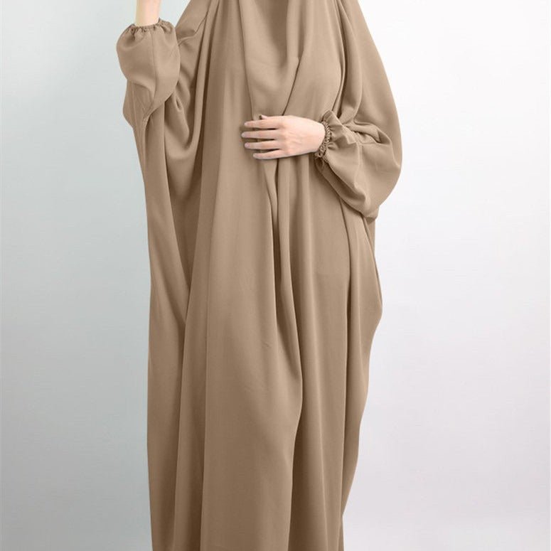 Mariam's Collection Viscose Niqab Attached 1-Piece Plain Jilbab (MJ005) — main product shot