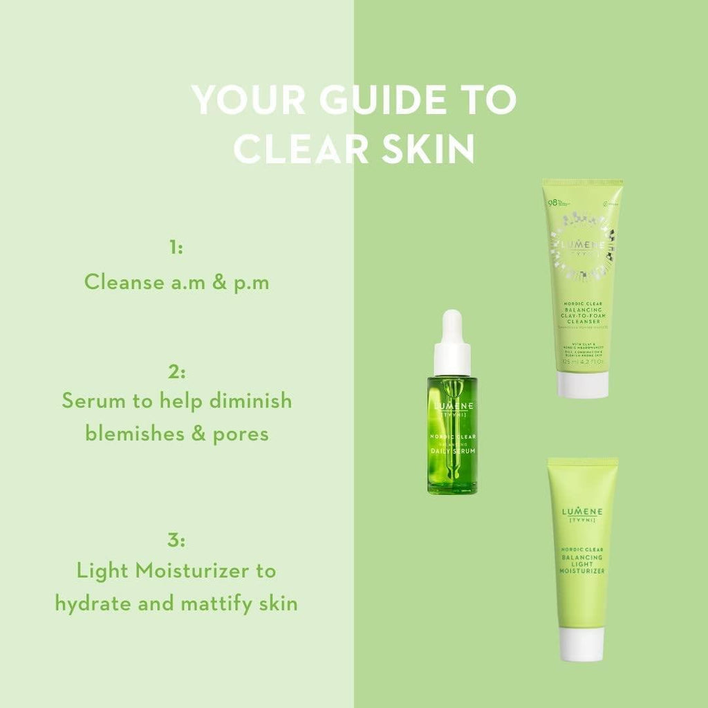 Lumene Organic Water-Based Moisturizer for Oily & Combination Skin - Hydrating, Anti-Wrinkle, Paraben & Sulfate-Free