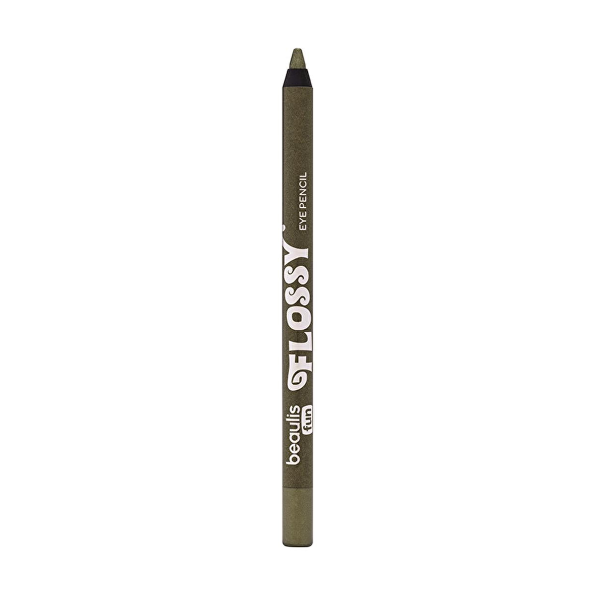 Beaulis Fun Flossy Green Eyeliner - Vibrant, Creamy Eye Makeup - 724 Green Elegance